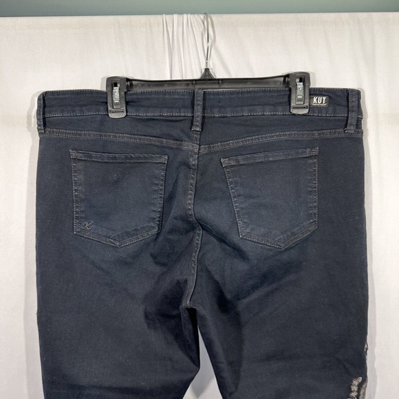 NEW Kut from‎ the Kloth [ 16 ] Connie Embroidered Ankle Skinny Jeans Blue - Picture 13 of 16